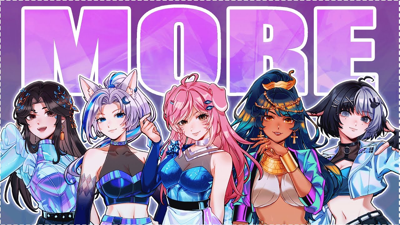 K/DA - MORE【VTuber Cover】( ft. wushii, Ruuka, Samwich, LeilaMayadah, cwstal )