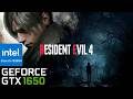 Resident Evil 4 Remake - i5 10300H, GTX 1650 | Test FPS, Low, Medium, High, Max
