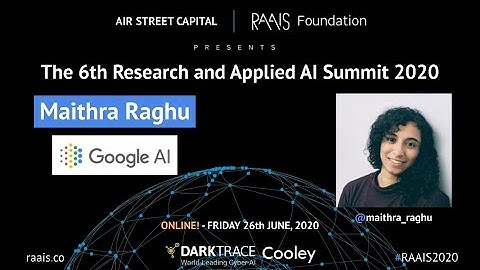 RAAIS 2020 - Maithra Raghu, Google AI and Cornell University