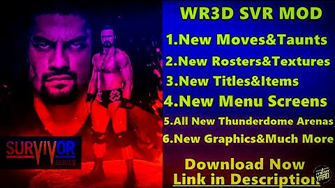 WR3D 2K21 NEW SVR MOD LINK DESCRIPTION 👇