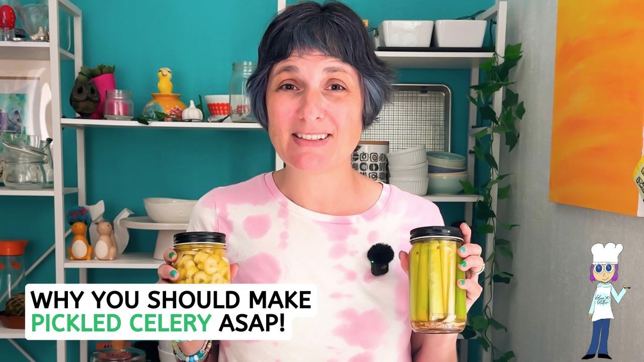 Why You Should Make PICKLED CELERY (Hear me out!)
