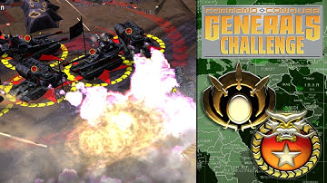 Command and Conquer Rise of The Reds | Challenge - China vs GLA | (Generals Zero Hour)
