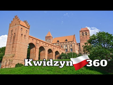 Kwidzyn in 360 - Look around with this 360 video [Poland Kwidzyn]