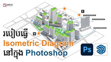 How to Create Architecture Diagrams Using  Photoshop | Step by Step Tutorial