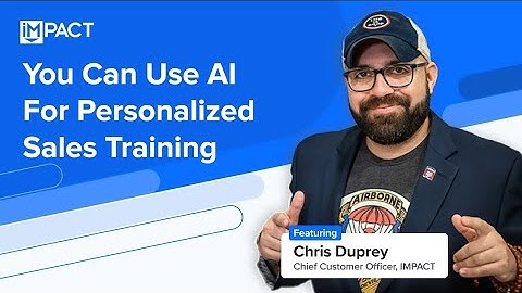 Use AI to TRAIN Your Sales Team