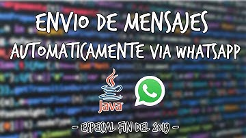Envío de mensajes automáticamente por Whatsapp - Twilio & Java