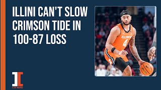 LIVE POSTGAME POD: Illini can't slow Crimson Tide in 100-87 loss