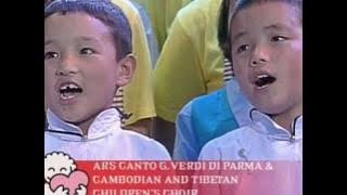 Luciano Pavarotti & Cambodian and Tibetan Children's Choir - Va, Pensiero