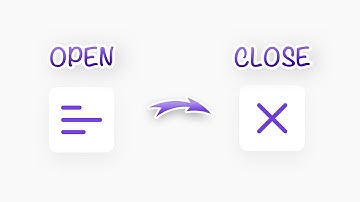 Animated Hamburger Menu Button with CSS & JavaScript