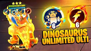 1 MAP DIJILAT SEMUA SAMA DINO 😂  - Magic Chess Gogo