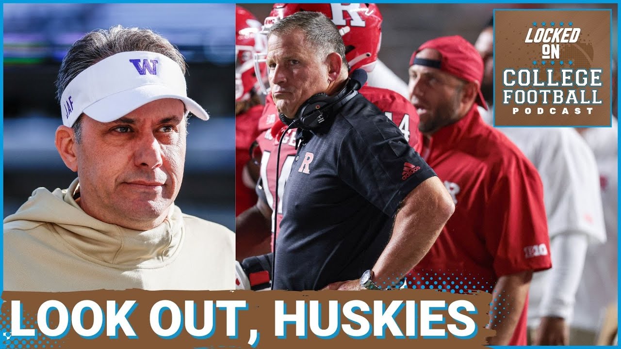 ⁣Will Washington lose to Rutgers? Indiana to 5-0? Does Penn State roll Illinois? Big 10 picks Week 5