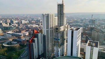 Leeds City Centre Skyline | Cinematic Drone Video | DJI Mini 3 Pro