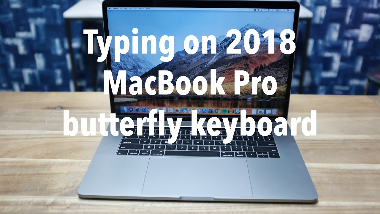 Typing on MacBook Pro 2018 for 15 minutes - YouTube