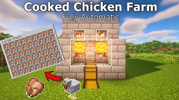 Minecraft: Easy AUTOMATIC Chicken Farm 1.20! (Survival | Bedrock? | Java)