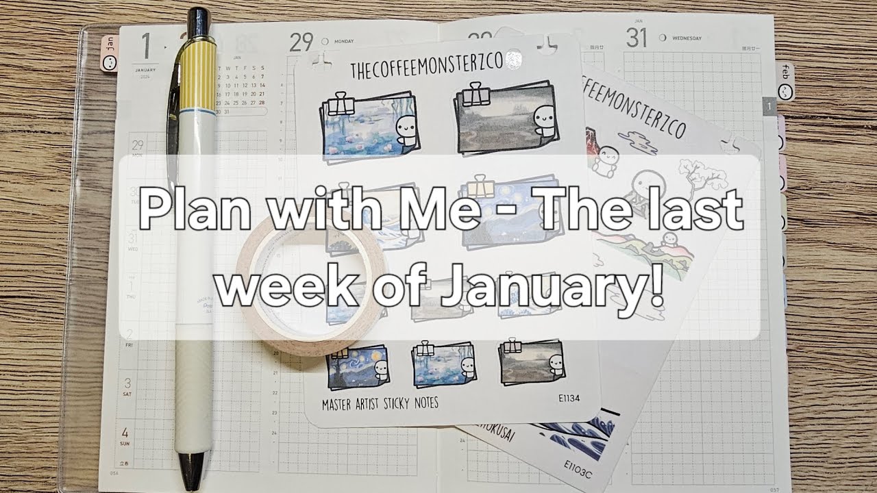 Last Week January Plan with Me - The last week of January - YouTube