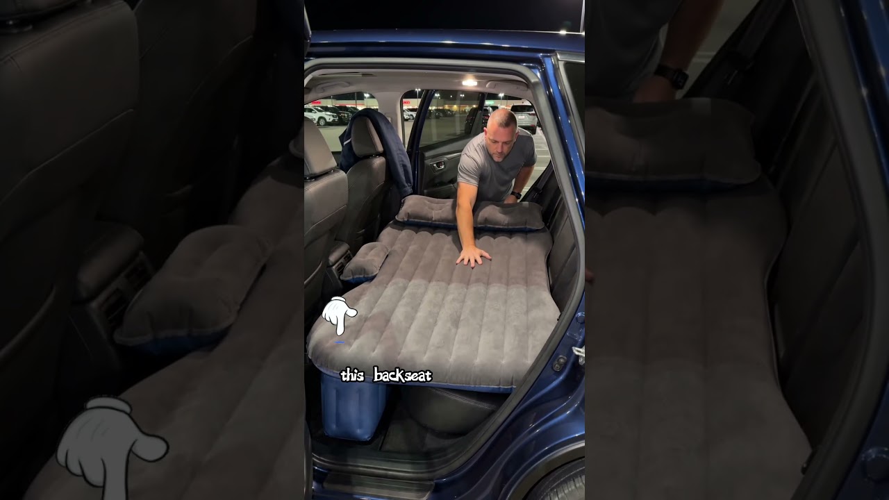He Turned the Back Seat Into a Full Bed and Nobody Was Leaving That Car 😂💤🚗
