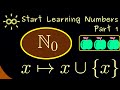 Start Learning Numbers - Part 1 - Natural Numbers (in Set Theory) [dark version]