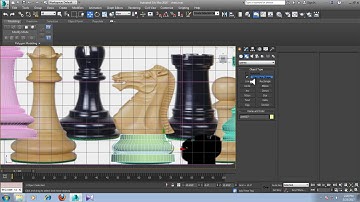 Tutorial on chessboard and pieces in Spline modeling in 3dsmax. (Part 2)