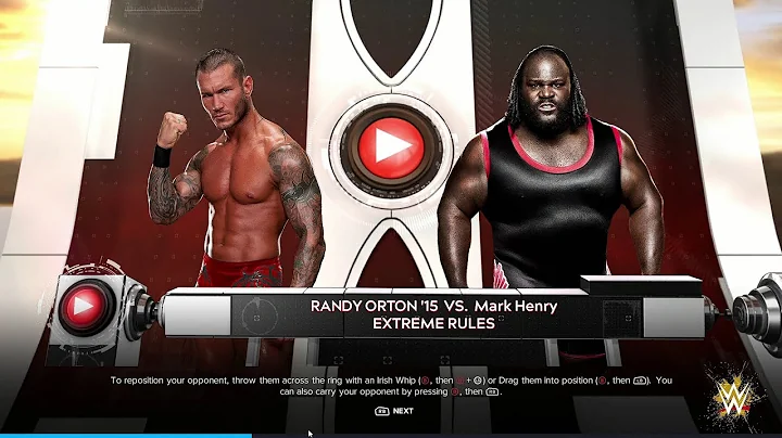 WWE 2K24 FULL MATCH — Randy Orton vs Mark Henry — A Powerhouse Battle
