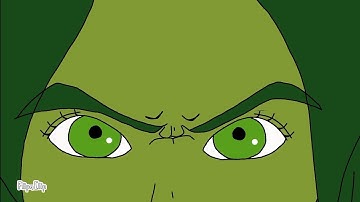 SHE HULK transformation /flipaclip animation .