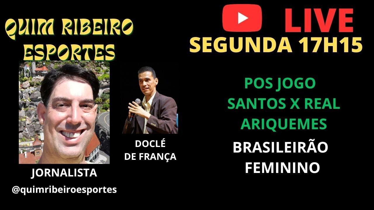 PÓS JOGO SANTOS X REAL ARIQUEMES PELO BRASILEIRAO FEMIININO YouTube