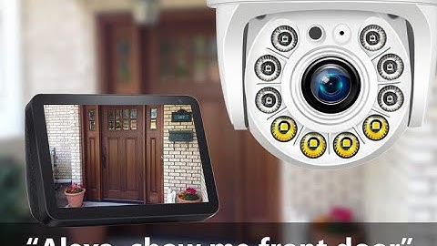 HOSAFE Security Camera HX-2PT1-2 Working with Alexa