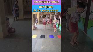 Don't jump in the same colour | Innovative Ideas |Concentration Activity #concentration #indoorgames