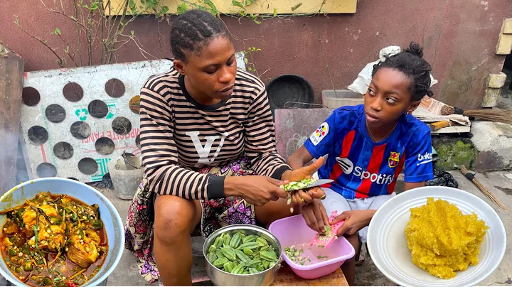 I Made Village-Style OKRA Soup With UGBA Instead of Ugu… The Taste Shocked Me!