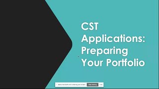 Core Surgical Training – Preparing Your Portfolio | Yorkshire FTSS Webinar