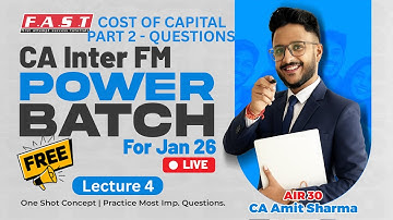 CA INTER FM FREE POWER FAST TRACK JAN