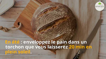 Comment bien décongeler une baguette ?