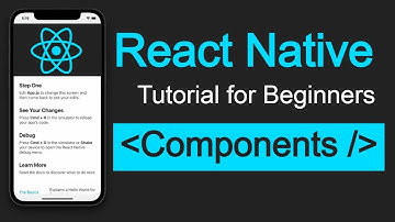 React native tutorial #7 What is component in react-native