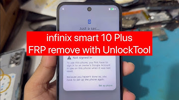 infinix  smart 10 Plus ￼FRP Remove with UnlockTool 