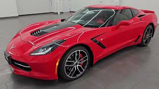 2015 CHEVROLET CORVETTE Z51 TORCH RED 3LT WALKAROUND 14526ZA