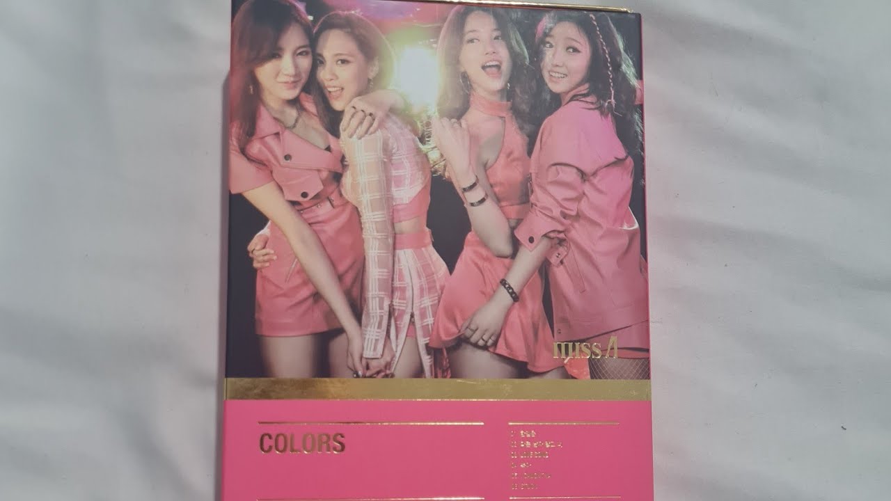 Miss A 　COLORS miss A 미스에이 - Colors unboxing - YouTube