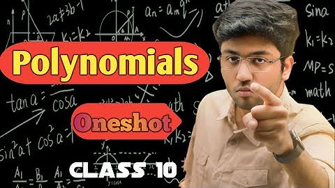 Polynomials class 10 maths | Oneshot Complete| Solution By Sobhita nirwan