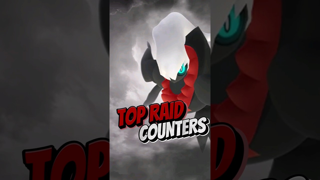 Darkrai TOP RAID counters in Pokémon GO!