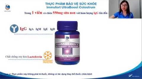 Kháng Thể Immufort ultraBoost colostrum New Image Việt Nam