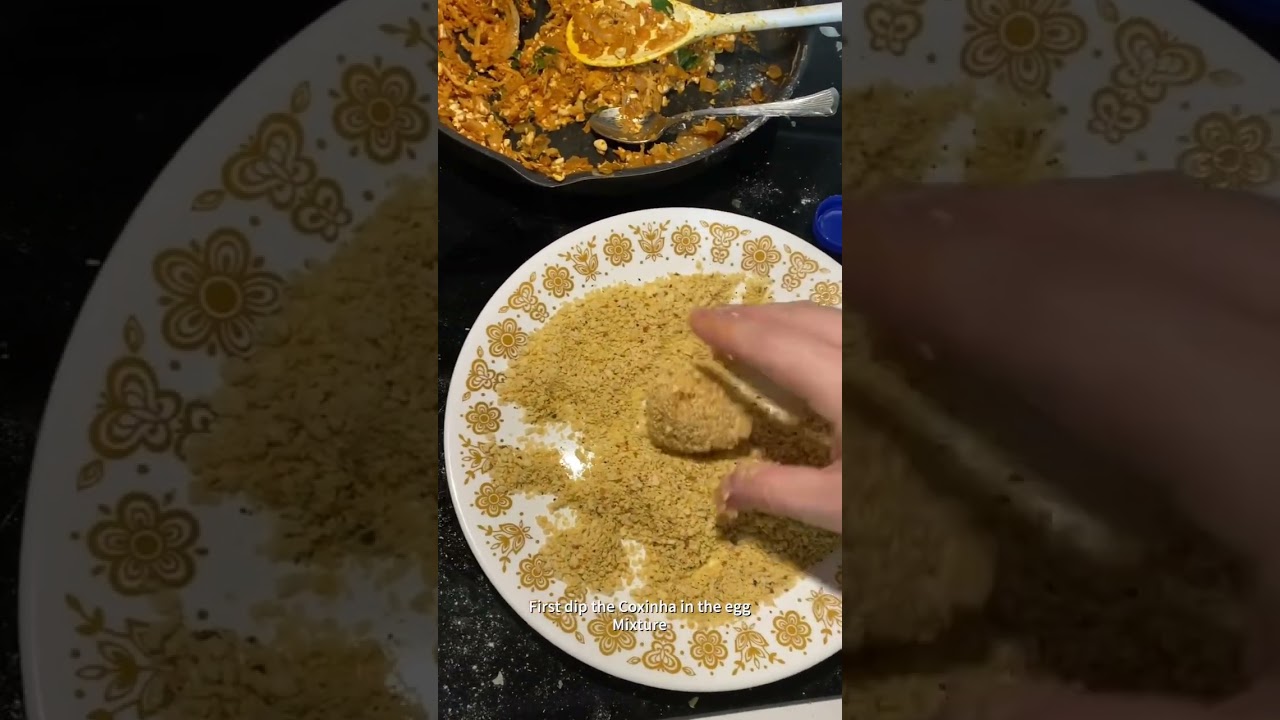 The process: the breading process! #shorts #food #cooking