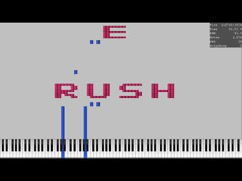 Fanmade Rush E Content (Credit to Sheet Music Boss)