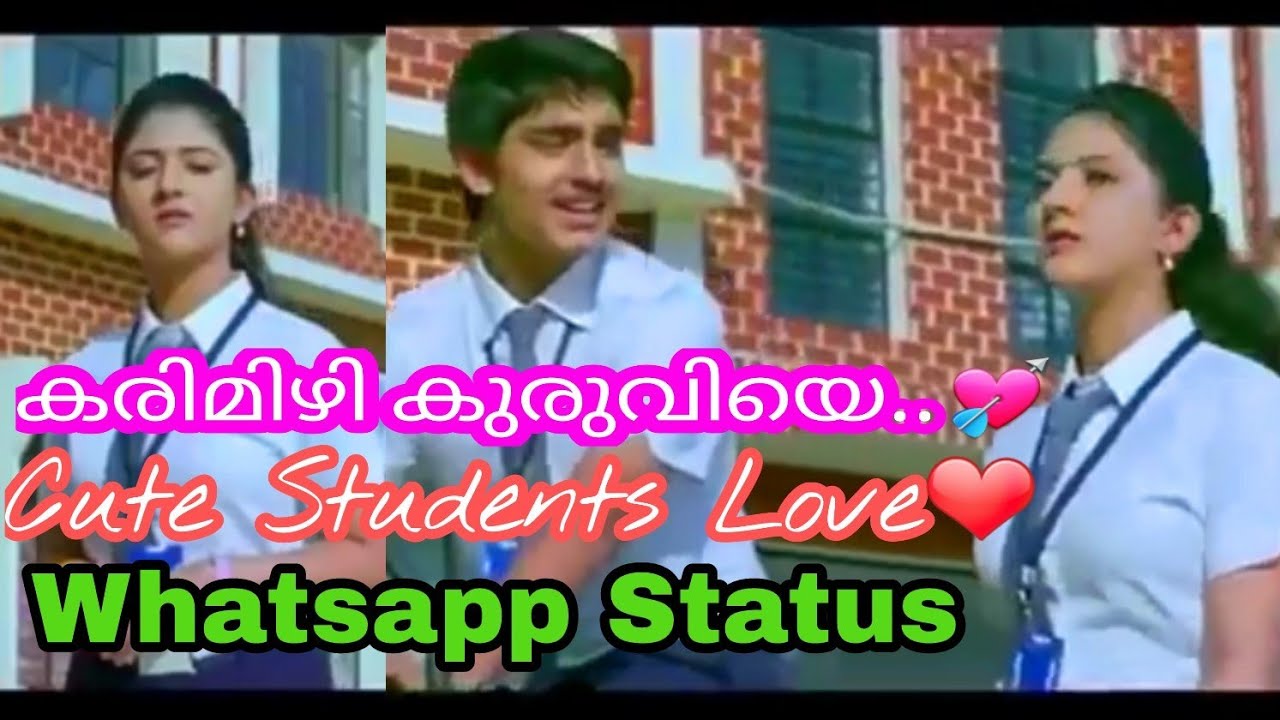 Best Malayalam Whatsapp Status New Malayalam Love Song Karimizhi
