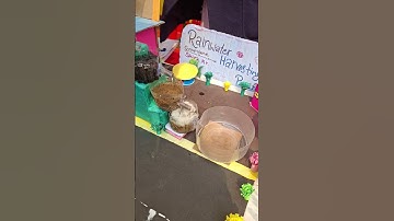 Rainwater harvesting : Science Project
