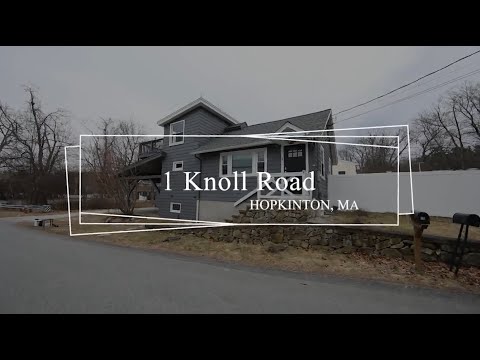 1 Knoll Road, Hopkinton, MA home video tour