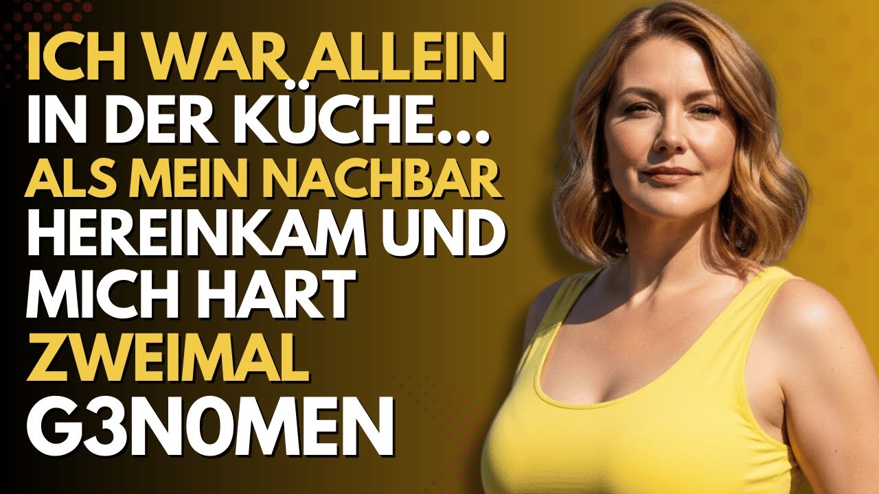 Ich stand allein in der Küche… als mein Nachbar plötzlich hereinkam und DAS sagte