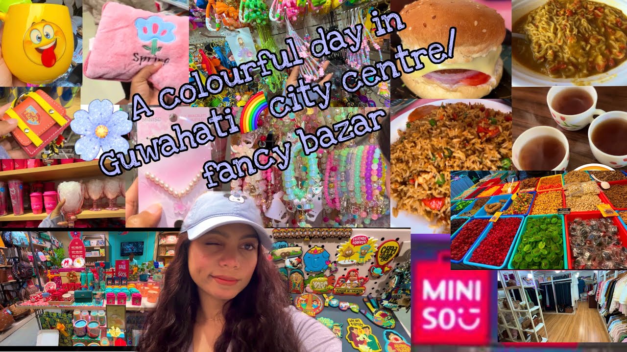 GUWAHATI TRIP/VLOG || 🚌🩷🩵Exploring  FANCY BAZAR, CITY CENTRE,MINISO