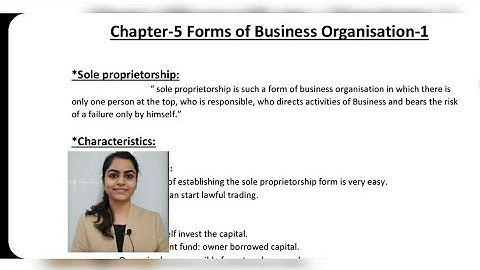 Std 11 OCM | Ch-5 | Part-1 | Forms of Business Org-1| Gseb English Medium | By Divya Kathiriya