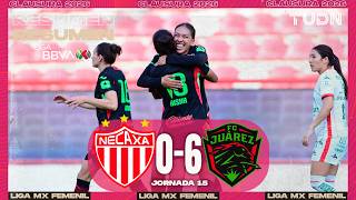Resumen Y Es - Necaxa Vs Juárez Liga Mx Femenil - Jornada 15 Clausura 2026 Tudn