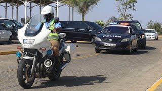 SEE HOW BURNA BOY LEFT THE AIRPORT UNDER HEAVY SECURITY WITH BILLION DOLLAR CONVOY