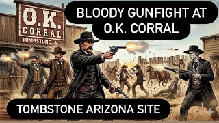 BLOODY GUNFIGHT AT THE O.K CORRAL 4K Wyatt Earp Doc Holliday Visiting Tombstone Historic Old West 