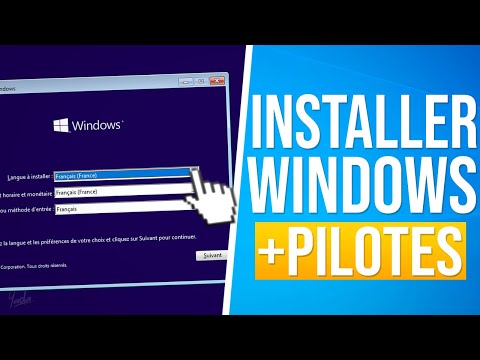 INSTALLER WINDOWS 10 AVEC UNE CLÉ USB + PILOTES (2021)